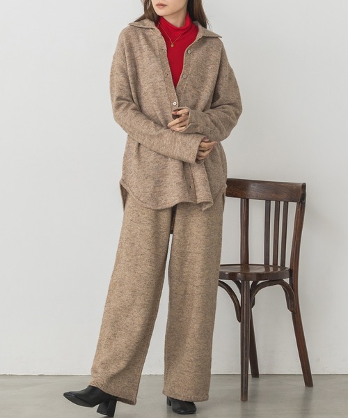 hunch（ハンチ）の「ウール混 ニットパンツ（その他パンツ）」 - WEAR