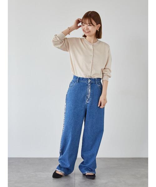 #25080 ✾ ルル ✾　ストレートパンツオーダー Lugnoncure（ルノンキュール）の「ストレートデニムパンツ
