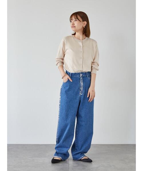 Lugnoncure（ルノンキュール）の「ストレートデニムパンツ