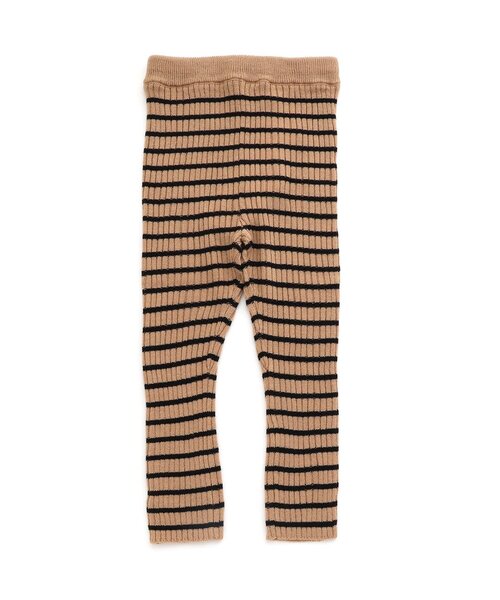 Seraph（セラフ）の「リブニットレギンス_マシンウォッシャブル（レギンス/スパッツ・キッズ・オフホワイト/キャメル/ピンク/ベージュ/ラベンダー・70/80/90/100/110/120/130/140）」の2枚目の写真