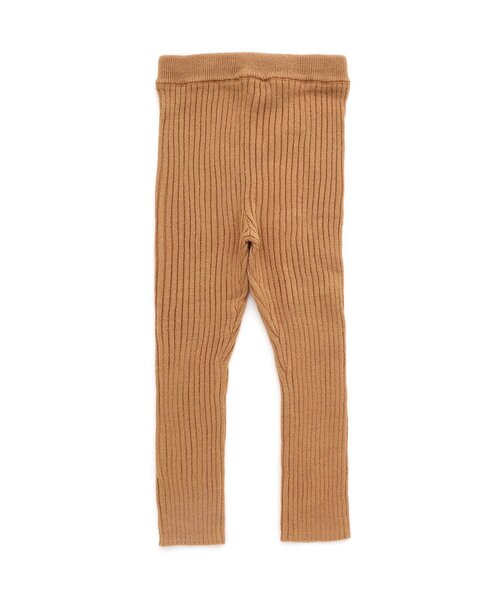Seraph（セラフ）の「リブニットレギンス_マシンウォッシャブル（レギンス/スパッツ・キッズ・オフホワイト/キャメル/ピンク/ベージュ/ラベンダー・70/80/90/100/110/120/130/140）」の8枚目の写真
