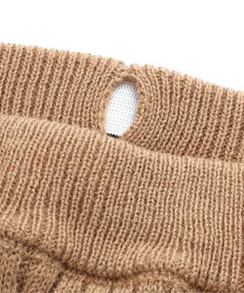 Seraph（セラフ）の「リブニットレギンス_マシンウォッシャブル（レギンス/スパッツ・キッズ・オフホワイト/キャメル/ピンク/ベージュ/ラベンダー・70/80/90/100/110/120/130/140）」の14枚目の写真