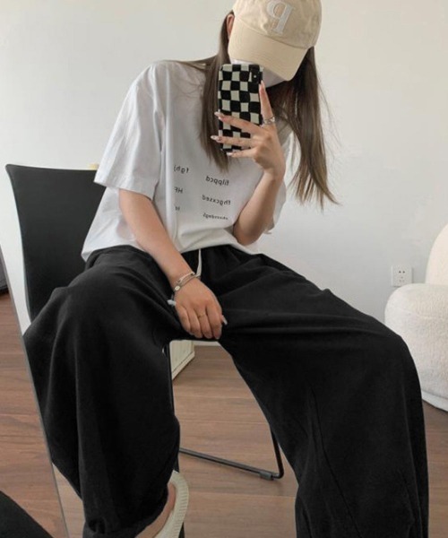 Miniministore（ミニミニストア）の「ワイドパンツ レディースキャロットパンツ（スラックス・レディース・ダークベージュ/オフホワイト/ブラック・L/M）」の10枚目の写真