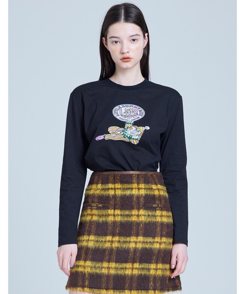 tシャツ Pierrot mini long tee レディース メンズ Pierrot mini long tee（Tシャツ/カットソー）｜Little sunny