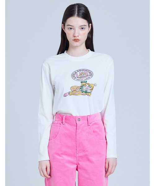 tシャツ Pierrot mini long tee レディース メンズ Pierrot mini long tee（Tシャツ/カットソー）｜Little sunny