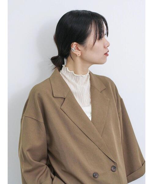 Samansa Mos2 blue（サマンサモスモスブルー）の「ダブルボタンシャツ