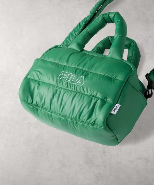 FILA(フィラ)の「【FILA】パファーミニボストン(ショルダーバッグ・レディース・グリーン/ブルー/ブラック・ONE SIZE)」の13枚目の写真