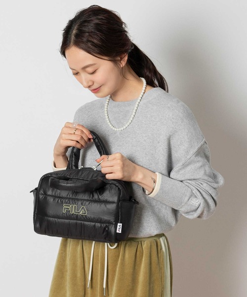 FILA】パファーミニボストン（ショルダーバッグ）｜FILA（フィラ