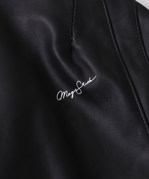 MAGIC STICK（マジックスティック）の「MAGIC STICK / マジックスティック：別注 MANILA：ONLYARK-0-1069[WAX]（ライダースジャケット・メンズ・ブラック・M/L）」の9枚目の写真