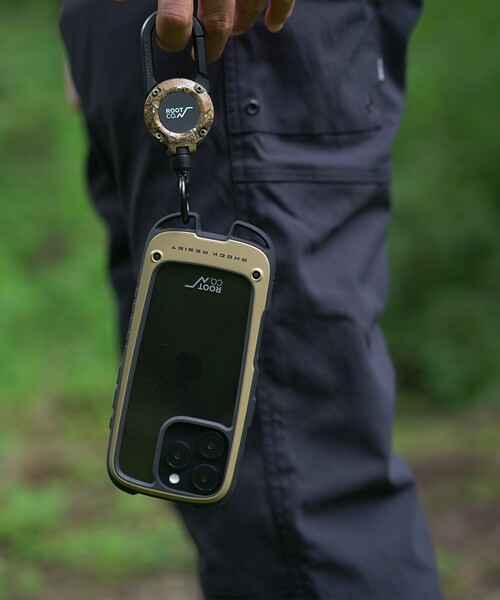 ROOT CO.(ルート)の「ROOT CO. / GRAVITY Shock Resist Case +Hold. iPhone 16Proケース(スマホケース/カバー・レディース・ブラック/カーキ/オリーブ/ホワイト・ONE SIZE)」の4枚目の写真
