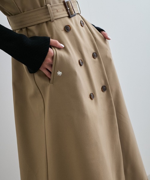 POLO BCS(ポロ ビーシーエス)の「【POLO BCS】VIS別注トレンチディテールワンピース【洗える】(ワンピース・レディース・ベージュ/ネイビー・FREE)」の11枚目の写真