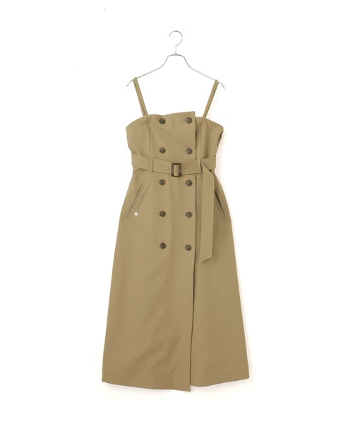 POLO BCS(ポロ ビーシーエス)の「【POLO BCS】VIS別注トレンチディテールワンピース【洗える】(ワンピース・レディース・ベージュ/ネイビー・FREE)」の15枚目の写真