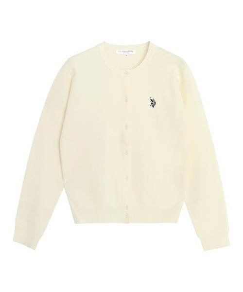 U.S. POLO ASSN.(ユーエスポロアッスン)の「U.S. POLO ASSN. ニットカーディガン(カーディガン/ボレロ・レディース・ネイビー/レッド系その他/オフホワイト/杢グレー/ブラウン×イエロー/ピンク系その他/グレー系その他/チャコール/ブラウン・L/M/S/LL)」の15枚目の写真