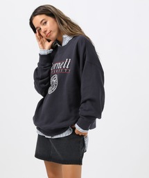 BAYFLOW | [長いシーズン着られる裏毛素材]Cornellロゴスウェット(スウェット)