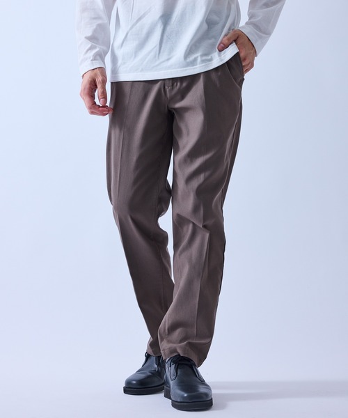 JUN STANDARD PICKS（ジュンスタンダードピックス）の「【セットアップ対応】ウーリッシュカルゼスラックスパンツ（スラックス・メンズ・ダークブラウン/ネイビー/ベージュ・L/M/LL）」の17枚目の写真