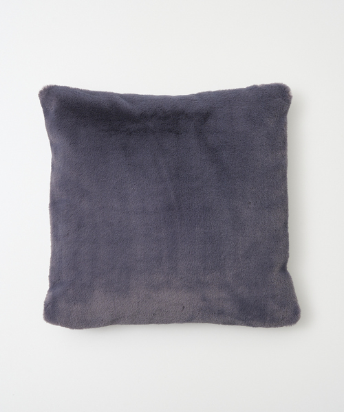 collex（コレックス）の「エコファークッションカバー 45×45㎝（クッション/クッションカバー・レディース・グレー/ベージュ・フリー）」の8枚目の写真