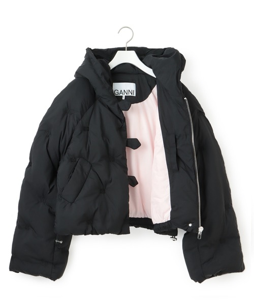 GANNI ガニー　23AW中綿ダウンジャケット 楽天市場】GANNI ガニー パファージャケット Tech Seersucker