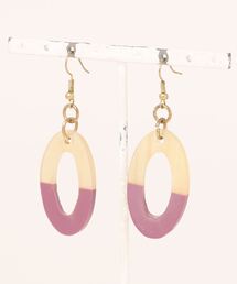 《buffalo horns》 オーバルピアス