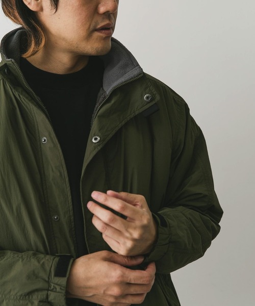 スリーアズフォー/ナイロンブルゾン URBAN RESEARCH DOORS（アーバンリサーチドアーズ）の「URD 裏ボア