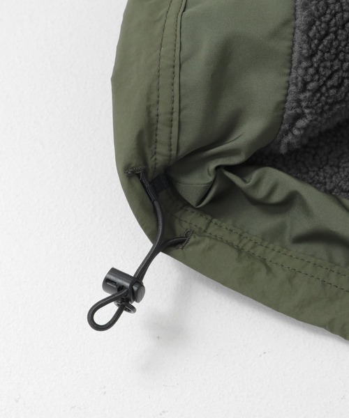 URBAN RESEARCH DOORS（アーバンリサーチドアーズ）の「URD 裏ボアナイロンブルゾン（ブルゾン・メンズ・ブラック/オリーブ・MEDIUM/LARGE）」の9枚目の写真