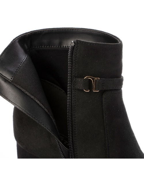 Realta（レアルタ）の「Realta(レアルタ)6.5cmヒール2WAYパールショートブーツ（ブーツ・レディース・ブラウン系その他/ブラック/ベージュ・S/M/L/LL）」の11枚目の写真