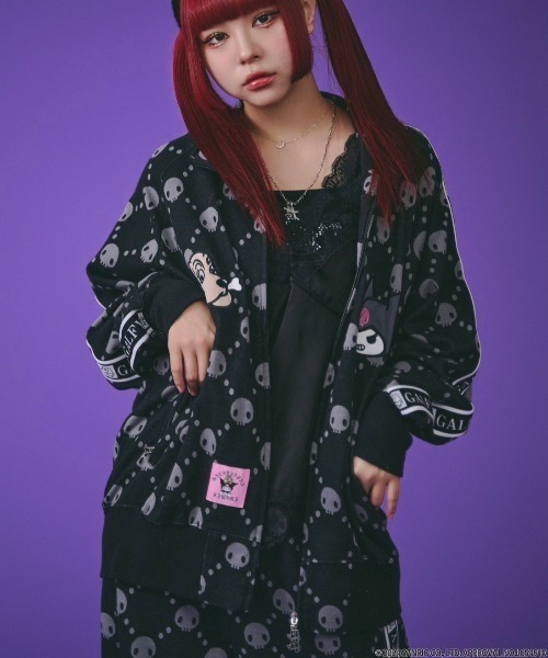 レア KRY GALFY セットアップ ジャージ パープル ブラック