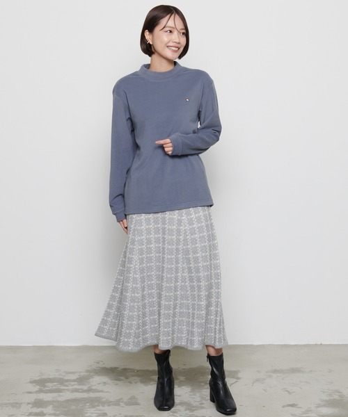 Arnold Palmer（アーノルドパーマー）の「ツイード ニット スカート（スカート・レディース・グレー/ベージュ/ブラック・L/M/S）」の11枚目の写真