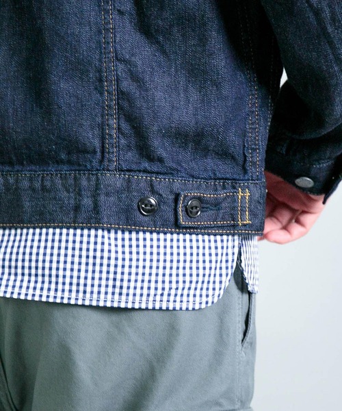 OMNIGOD mens / オムニゴッド] 7ozデニム ショートワークジャケット