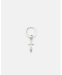 ALLSAINTS スターリングシルバー クロス チャーム ピアス 片耳 ALLSAINTS|オールセインツのピアス(片耳用)(クロスモチーフ