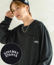 improves（インプローブス）の「【SIDEWAY STANCE】ワンポイント刺しゅう ポケット ロンT（Tシャツ/カットソー）」