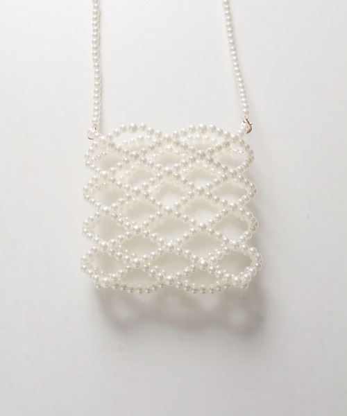 tocco closet(トッコ クローゼット)の「【ZOZO限定】パールファー巾着バッグ(ショルダーバッグ・レディース・グレー/オフホワイト・FREE)」の8枚目の写真
