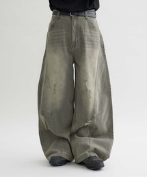 epnok(GvmbN)́yEPNKzCurve damage denim pants / J[u_[Wfjpc(fjpc)