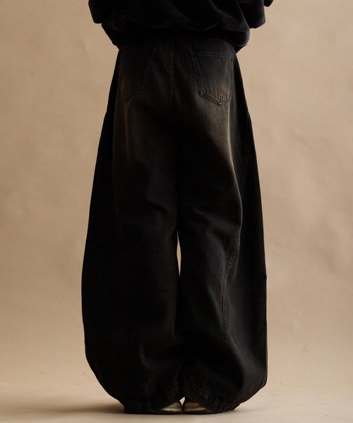 EPNK（イーピーエヌケー）の「【EPNK】Curve damage denim pants / カーブダメージデニムパンツ（デニムパンツ・メンズ・ブラック/グレー/サンドベージュ/グレー系その他・MEDIUM/LARGE/SMALL）」の12枚目の写真