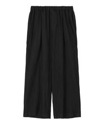 plantation／メランジWAVEパンツ さらっと軽い着心地「メランジFLAT」「メランジWAVE