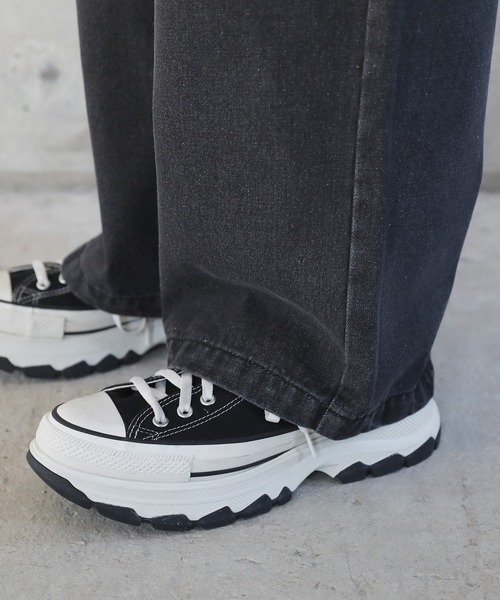 ETELIO(エテリオ)の「2タックワイドバギー12オンスデニムパンツ 【セットアップ可能】(デニムパンツ・メンズ・ブラウン/ブラック/グレー/ブルー・S/M/L)」の19枚目の写真