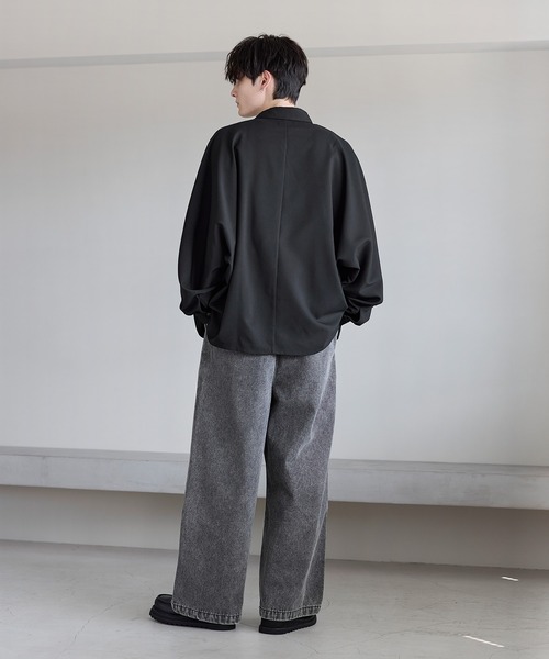2タックワイドバギー12オンスデニムパンツ 【セットアップ可能
