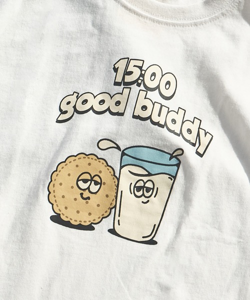 pairmanon（ペアマノン）の「【綿100%】オリジナル フードプリント 半袖 Tシャツ（Tシャツ/カットソー・キッズ・グリーン系その他/ブルー系その他/ピンク系その他2/ベージュ系その他2/ホワイト系その他/ベージュ系その他/ブラウン系その他/ピンク系その他/ブラック系その他/ホワイト系その他2・140/90/150/120/130/110/100/80）」の13枚目の写真