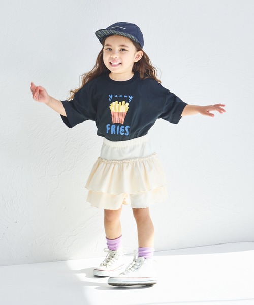 pairmanon（ペアマノン）の「【綿100%】オリジナル フードプリント 半袖 Tシャツ（Tシャツ/カットソー・キッズ・グリーン系その他/ブルー系その他/ピンク系その他2/ベージュ系その他2/ホワイト系その他/ベージュ系その他/ブラウン系その他/ピンク系その他/ブラック系その他/ホワイト系その他2・140/90/150/120/130/110/100/80）」の15枚目の写真