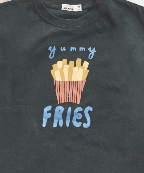 pairmanon（ペアマノン）の「【綿100%】オリジナル フードプリント 半袖 Tシャツ（Tシャツ/カットソー・キッズ・グリーン系その他/ブルー系その他/ピンク系その他2/ベージュ系その他2/ホワイト系その他/ベージュ系その他/ブラウン系その他/ピンク系その他/ブラック系その他/ホワイト系その他2・140/90/150/120/130/110/100/80）」の16枚目の写真