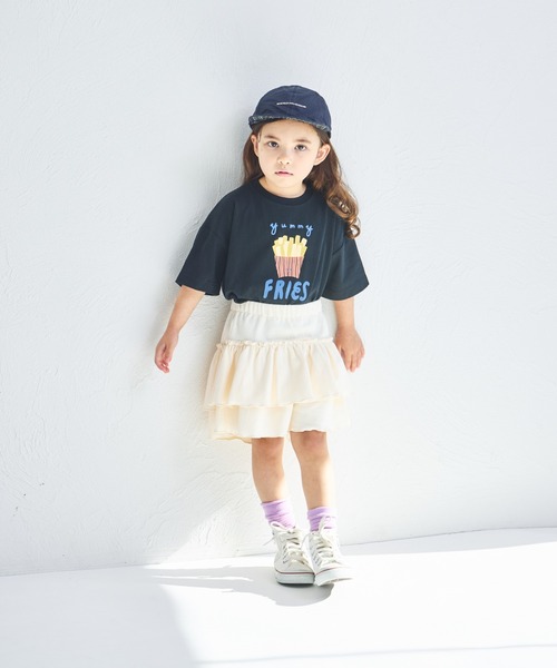 pairmanon（ペアマノン）の「【綿100%】オリジナル フードプリント 半袖 Tシャツ（Tシャツ/カットソー・キッズ・グリーン系その他/ブルー系その他/ピンク系その他2/ベージュ系その他2/ホワイト系その他/ベージュ系その他/ブラウン系その他/ピンク系その他/ブラック系その他/ホワイト系その他2・140/90/150/120/130/110/100/80）」の19枚目の写真