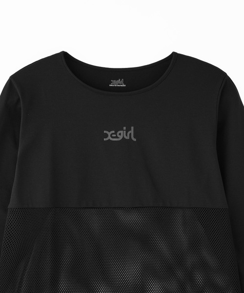 セール】X-GIRL/エックスガール 水陸両用 メッシュロンT 155251013008