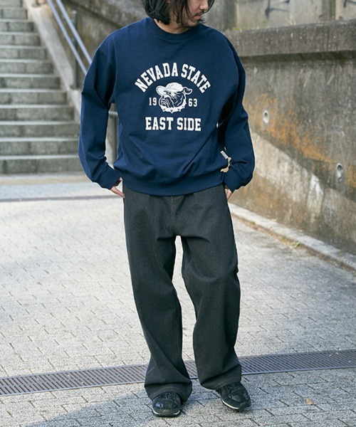 スウェット・トレーナー ARCHIBALD Archibald Half Zip - Blue