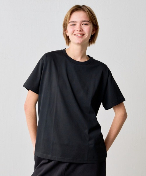 COLONY 2139(コロニートゥーワンスリーナイン)の「【UNISEX】プレーティング天竺Tシャツ(Tシャツ/カットソー・メンズ・ブラック/ネイビー/ホワイト/チャコールグレー/グレー・LARGE/MEDIUM/SMALL)」の3枚目の写真