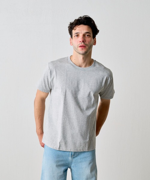 COLONY 2139(コロニートゥーワンスリーナイン)の「【UNISEX】プレーティング天竺Tシャツ(Tシャツ/カットソー・メンズ・ブラック/ネイビー/ホワイト/チャコールグレー/グレー・LARGE/MEDIUM/SMALL)」の14枚目の写真