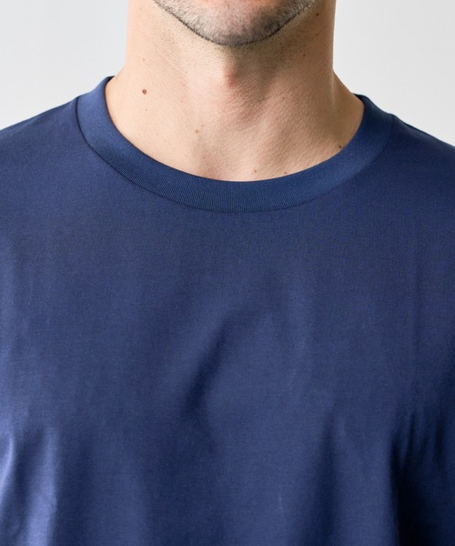 COLONY 2139(コロニートゥーワンスリーナイン)の「【UNISEX】プレーティング天竺Tシャツ(Tシャツ/カットソー・メンズ・ブラック/ネイビー/ホワイト/チャコールグレー/グレー・LARGE/MEDIUM/SMALL)」の8枚目の写真
