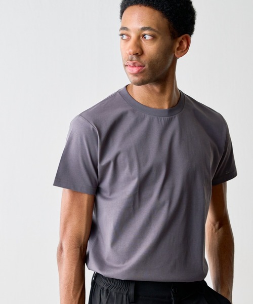 COLONY 2139(コロニートゥーワンスリーナイン)の「【UNISEX】プレーティング天竺Tシャツ(Tシャツ/カットソー・メンズ・ブラック/ネイビー/ホワイト/チャコールグレー/グレー・LARGE/MEDIUM/SMALL)」の21枚目の写真