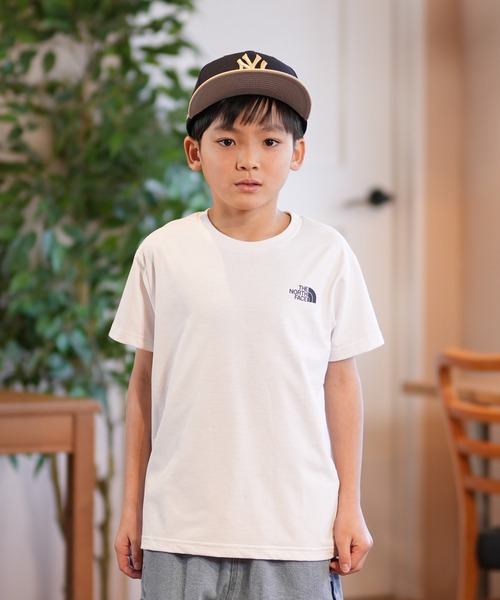 THE NORTH FACE（ザノースフェイス）の「THE NORTH FACE/ザ・ノース・フェイス S/S ES CIRCU T キッズ Tシャツ NTJ32577（Tシャツ/カットソー・キッズ・ホワイト/ブラック・160cm/150cm/140cm/130cm）」の3枚目の写真