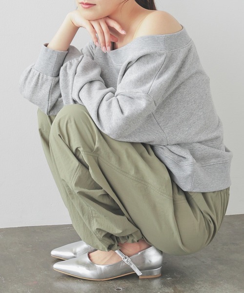 Honeys（ハニーズ）の「パラシュートパンツ（その他パンツ・レディース・ホワイト/カーキ/ブラック/ライトピンク・L/LL/M/S/SS）」の19枚目の写真