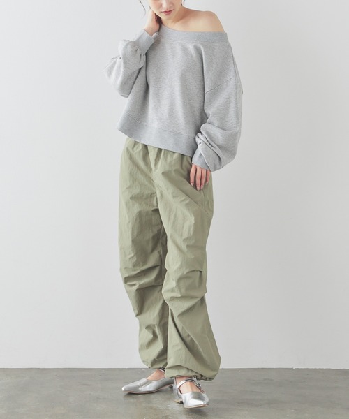 Honeys（ハニーズ）の「パラシュートパンツ（その他パンツ・レディース・ホワイト/カーキ/ブラック/ライトピンク・L/LL/M/S/SS）」の18枚目の写真