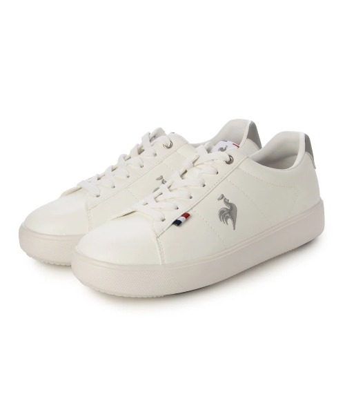 le coq sportif(ルコックスポルティフ)の「【軽量】コートスタイルスニーカー(LCS シェル バウンド)(スニーカー・レディース・ブラック/ベージュ系その他/ネイビー×ホワイト/レッド系その他/ブルー系その他/杢グレー・23.5cm/24cm/24.5cm/23cm/22.5cm)」の3枚目の写真